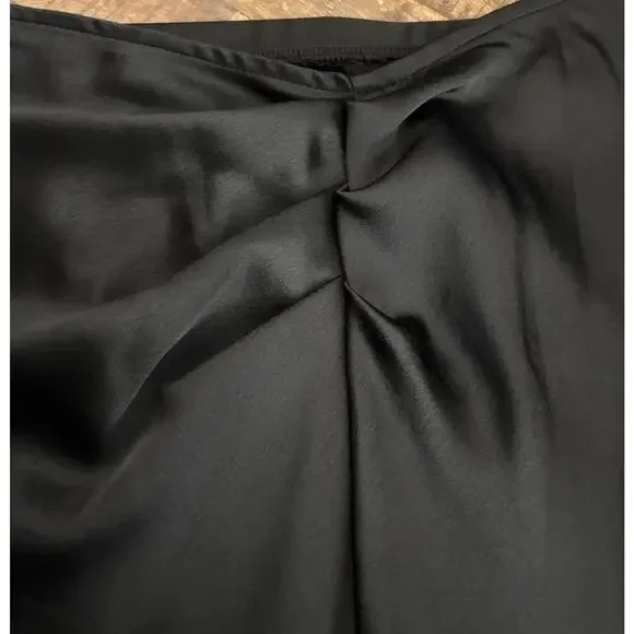 Elegant Black A-Line Skirt - Picture 5 of 9